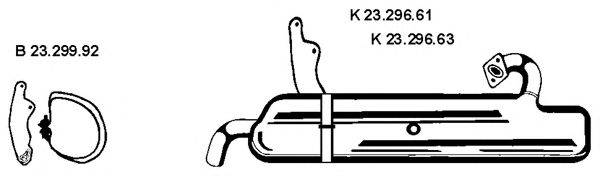 EBERSPACHER 232336 Система выпуска ОГ