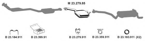 EBERSPACHER 232009 Система выпуска ОГ