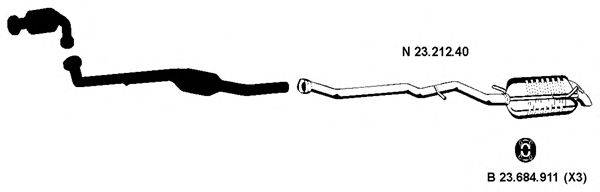 EBERSPACHER 232418 Система выпуска ОГ