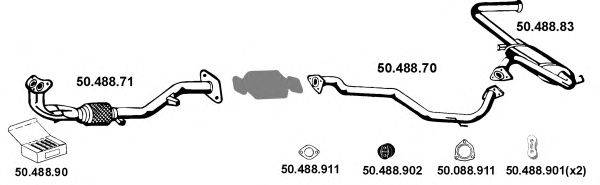 EBERSPACHER 502011 Система выпуска ОГ