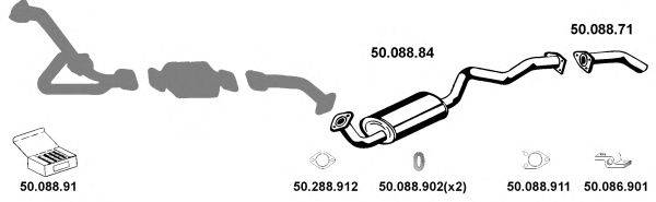 EBERSPACHER 502050 Система выпуска ОГ