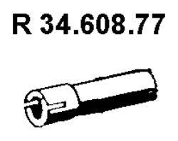 EBERSPACHER 3460877 Труба выхлопного газа