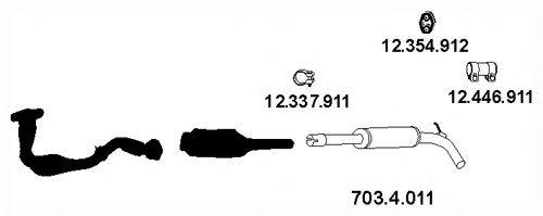 EBERSPACHER AP1145 Система выпуска ОГ