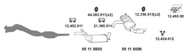 EBERSPACHER 12041 Система выпуска ОГ