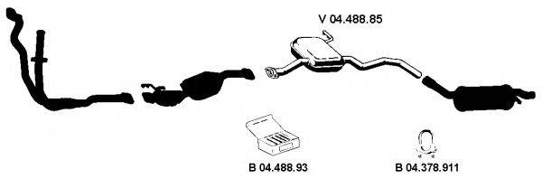 EBERSPACHER 042206 Система выпуска ОГ