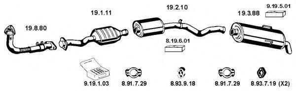EBERSPACHER 262009 Система выпуска ОГ
