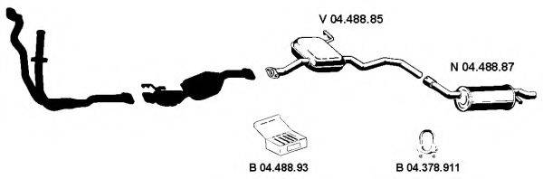 EBERSPACHER 042224 Система выпуска ОГ
