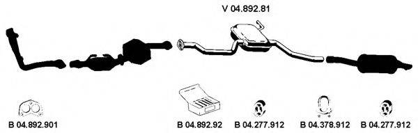 EBERSPACHER 042283 Система выпуска ОГ