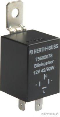 HERTH+BUSS ELPARTS 75605078 Прерыватель указателей поворота; Прерыватель указателей поворота