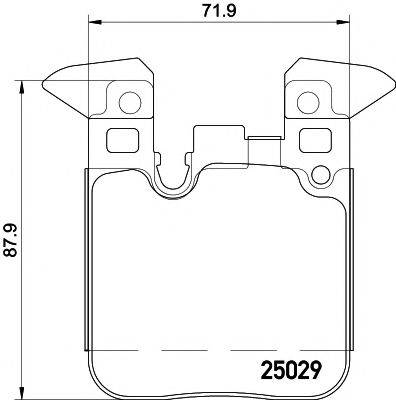 MINTEX MDB3269 Комплект тормозных колодок, дисковый тормоз