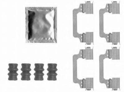 MINTEX MBA1821 Комплектующие, колодки дискового тормоза