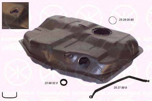 KLOKKERHOLM 2528006 Топливный бак