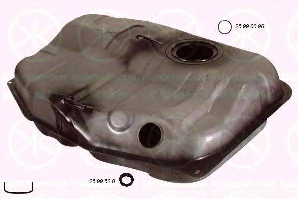 KLOKKERHOLM 2528007 Топливный бак