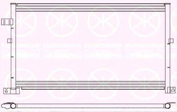 KLOKKERHOLM 2555305334 Конденсатор, кондиционер