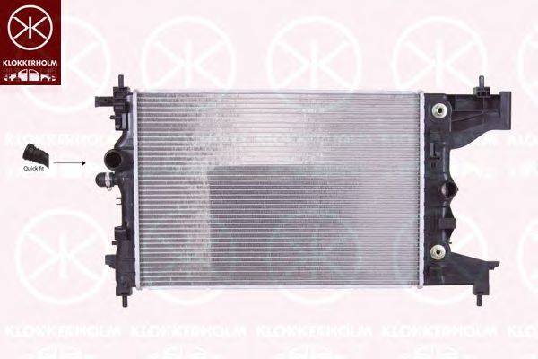 KLOKKERHOLM 5053302484 Радиатор, охлаждение двигателя