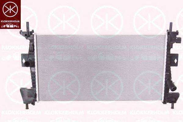KLOKKERHOLM 2536302475 Радиатор, охлаждение двигателя