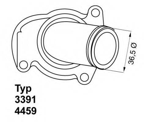 WAHLER 445992D Термостат, охлаждающая жидкость