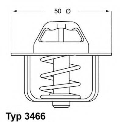 WAHLER 346689D Термостат, охлаждающая жидкость