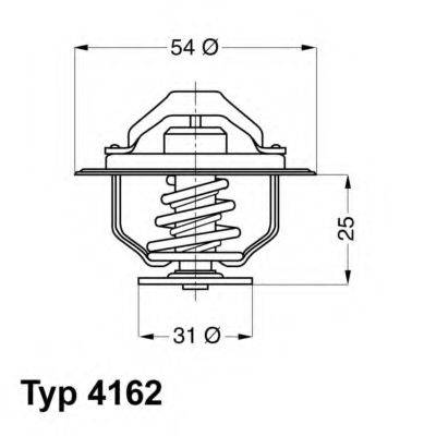 WAHLER 416279D Термостат, охлаждающая жидкость