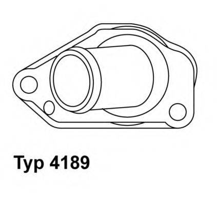 WAHLER 418987D Термостат, охлаждающая жидкость