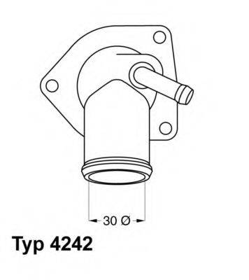 WAHLER 424292D Термостат, охлаждающая жидкость