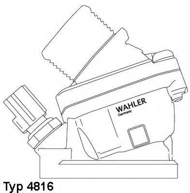 WAHLER 481690D Термостат, охлаждающая жидкость