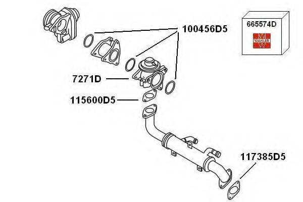 WAHLER 7900422 Рециркуляция ОГ