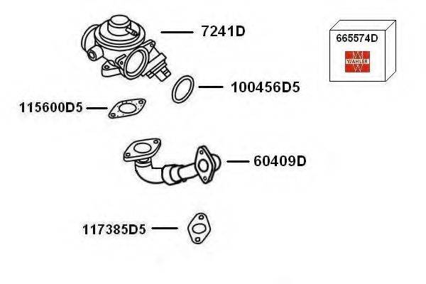 WAHLER 7900430 Рециркуляция ОГ