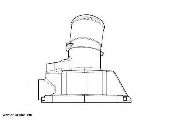 WAHLER 41008179D Термостат, охлаждающая жидкость