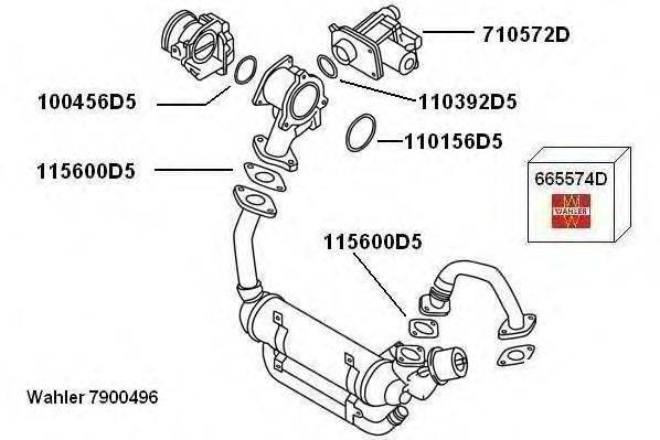 WAHLER 7900496 Рециркуляция ОГ