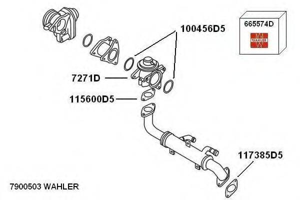 WAHLER 7900503 Рециркуляция ОГ