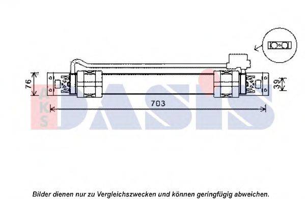AKS DASIS 046023N масляный радиатор, двигательное масло
