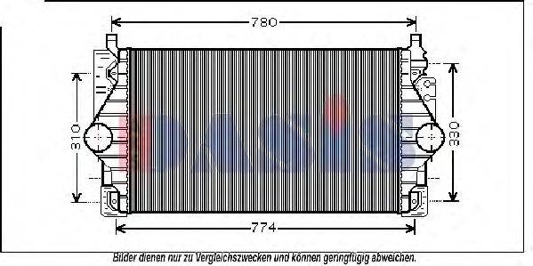 AKS DASIS 047010N Интеркулер