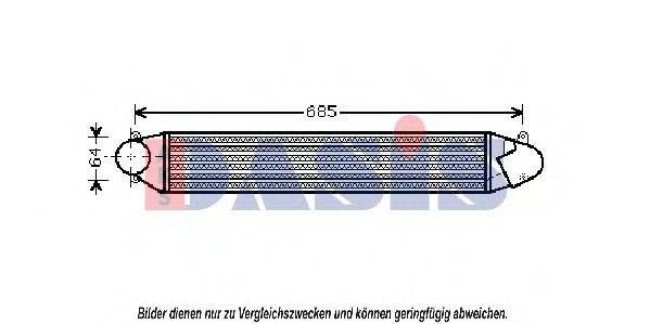 AKS DASIS 047310N Интеркулер