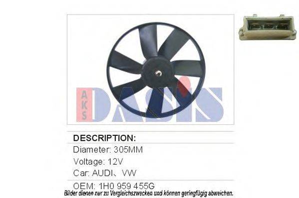 AKS DASIS 048690N Вентилятор, охлаждение двигателя
