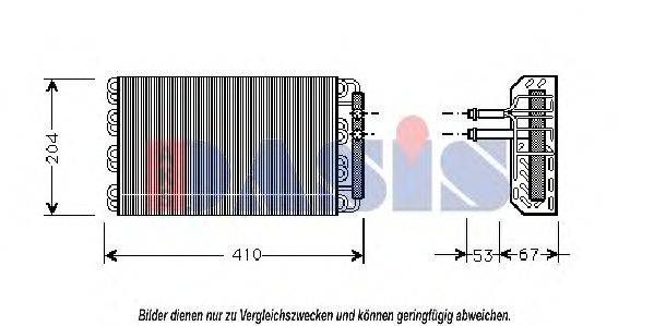 AKS DASIS 052350N Испаритель, кондиционер