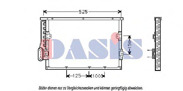 AKS DASIS 053300N Конденсатор, кондиционер