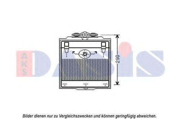 AKS DASIS 056037N масляный радиатор, двигательное масло