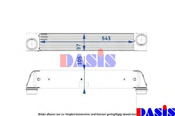 AKS DASIS 057005N Интеркулер