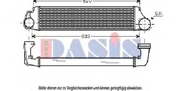 AKS DASIS 057012N Интеркулер