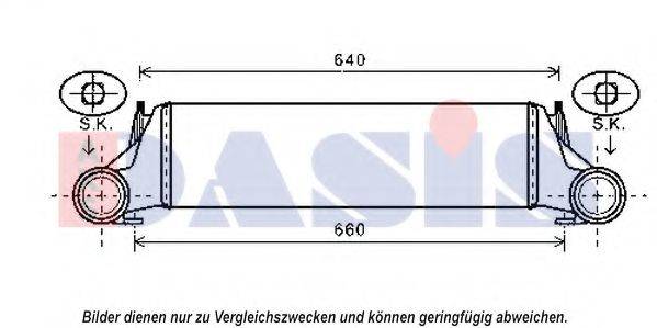 AKS DASIS 057018N Интеркулер