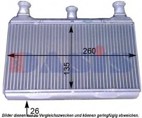 AKS DASIS 059008N Теплообменник, отопление салона
