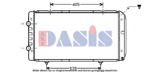 AKS DASIS 060054N Радиатор, охлаждение двигателя