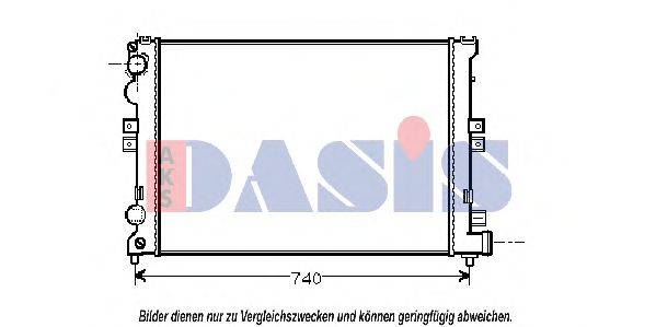 AKS DASIS 060660N Радиатор, охлаждение двигателя