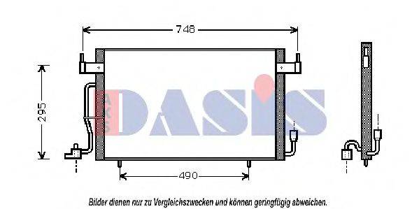 AKS DASIS 062370N Конденсатор, кондиционер