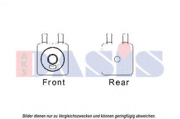 AKS DASIS 066003N масляный радиатор, двигательное масло