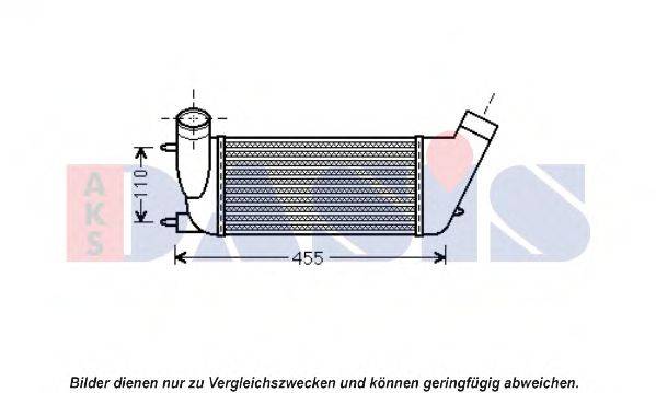 AKS DASIS 067012N Интеркулер