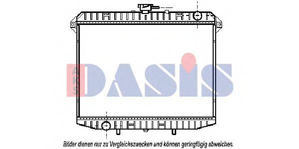 AKS DASIS 070290N Радиатор, охлаждение двигателя