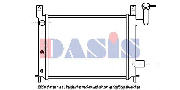 AKS DASIS 071160N Радиатор, охлаждение двигателя