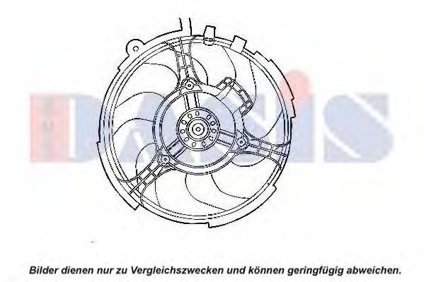 AKS DASIS 088094N Вентилятор, охлаждение двигателя